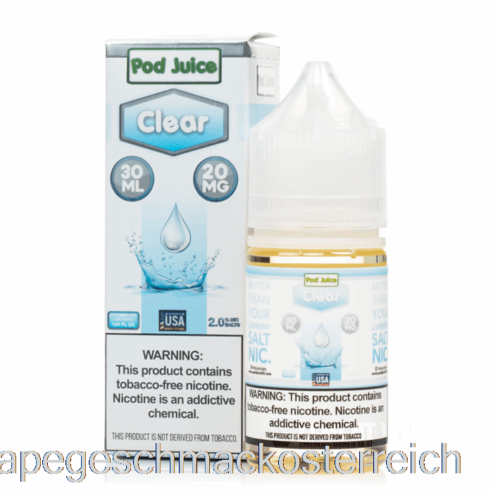 Klar - Schotensaft - 30ml 20mg Vape-Geschmack